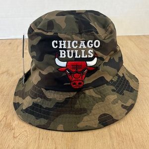 Chicago Bulls NBA Bucket Hat Men’s OSFA Color Camouflage Basketball Streetwear